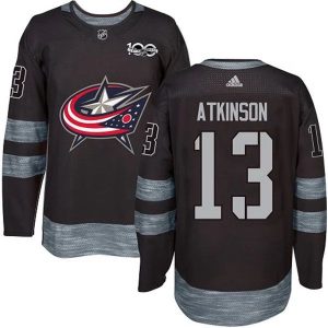 Kinder Columbus Blue Jackets Eishockey Trikot Cam Atkinson #13 1917-2017 100th Anniversary Schwarz Authentic